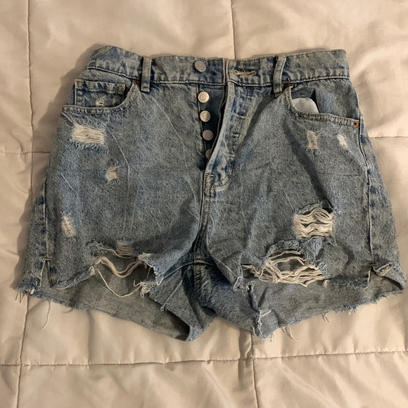 acid wash ultra high waisted pacsun shorts - Picture 1 of 2
